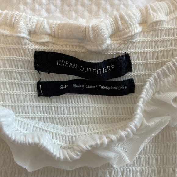 Urban Outfitters Cream Ruffled Tank - Picture 2 of 5